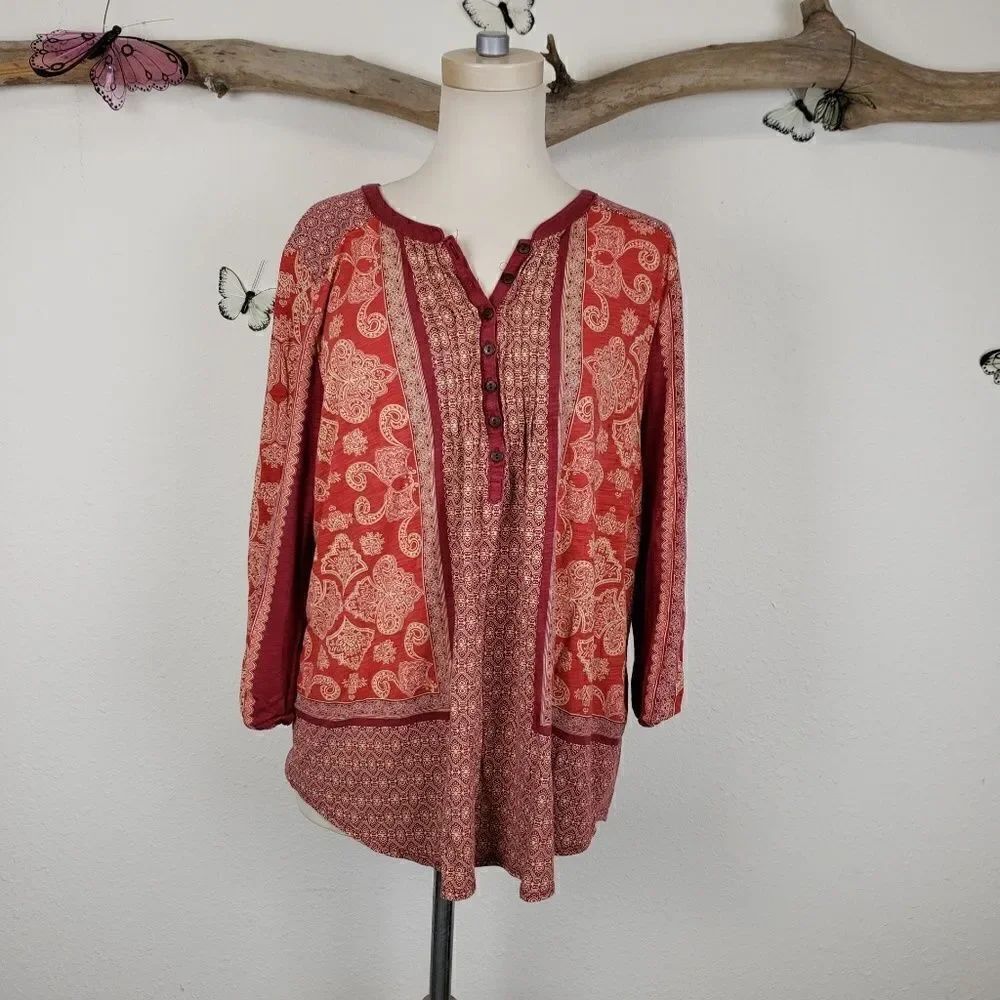 Lucky brand boho tunic